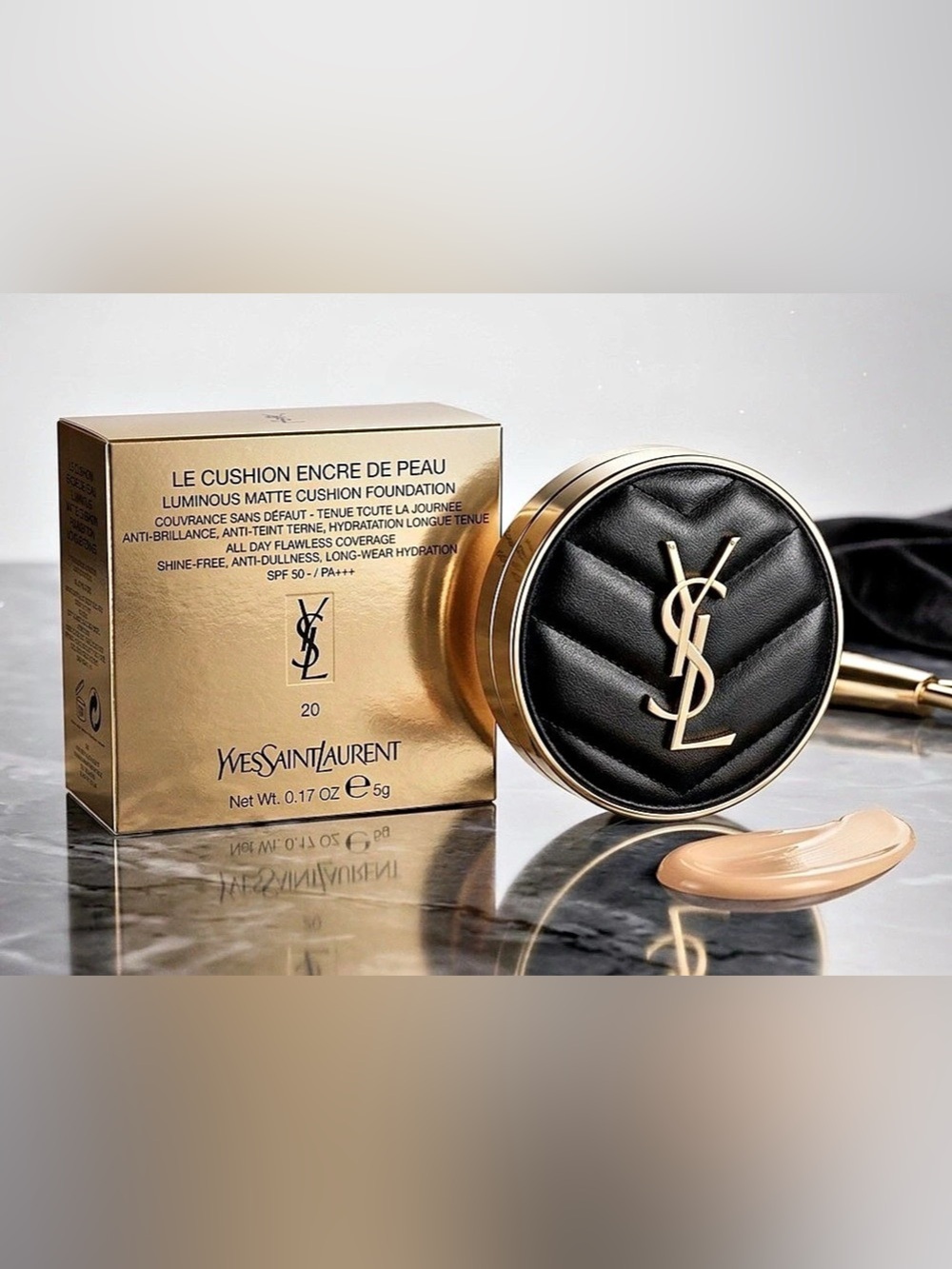 Yves Saint Laurent Le Cushion Encre de Peau Luminous Matte Cushion Foundation 20